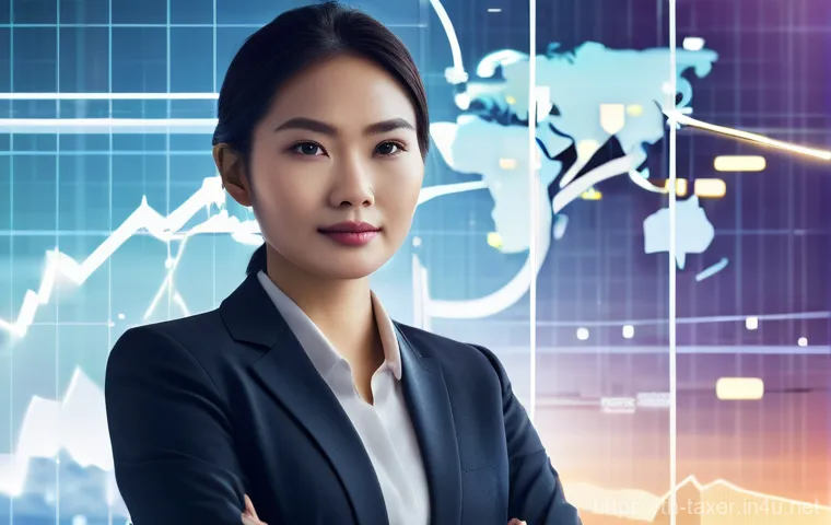 세무사로서의 전문적 성장 - **Prompt: "A diverse group of three professional Thai tax accountants (two females, one male, all in...